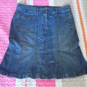 Jean Line Skirt